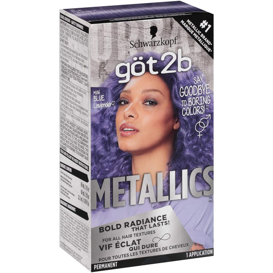 Got2B Metallics Permanent Hair Color, M86 Blue Lavender