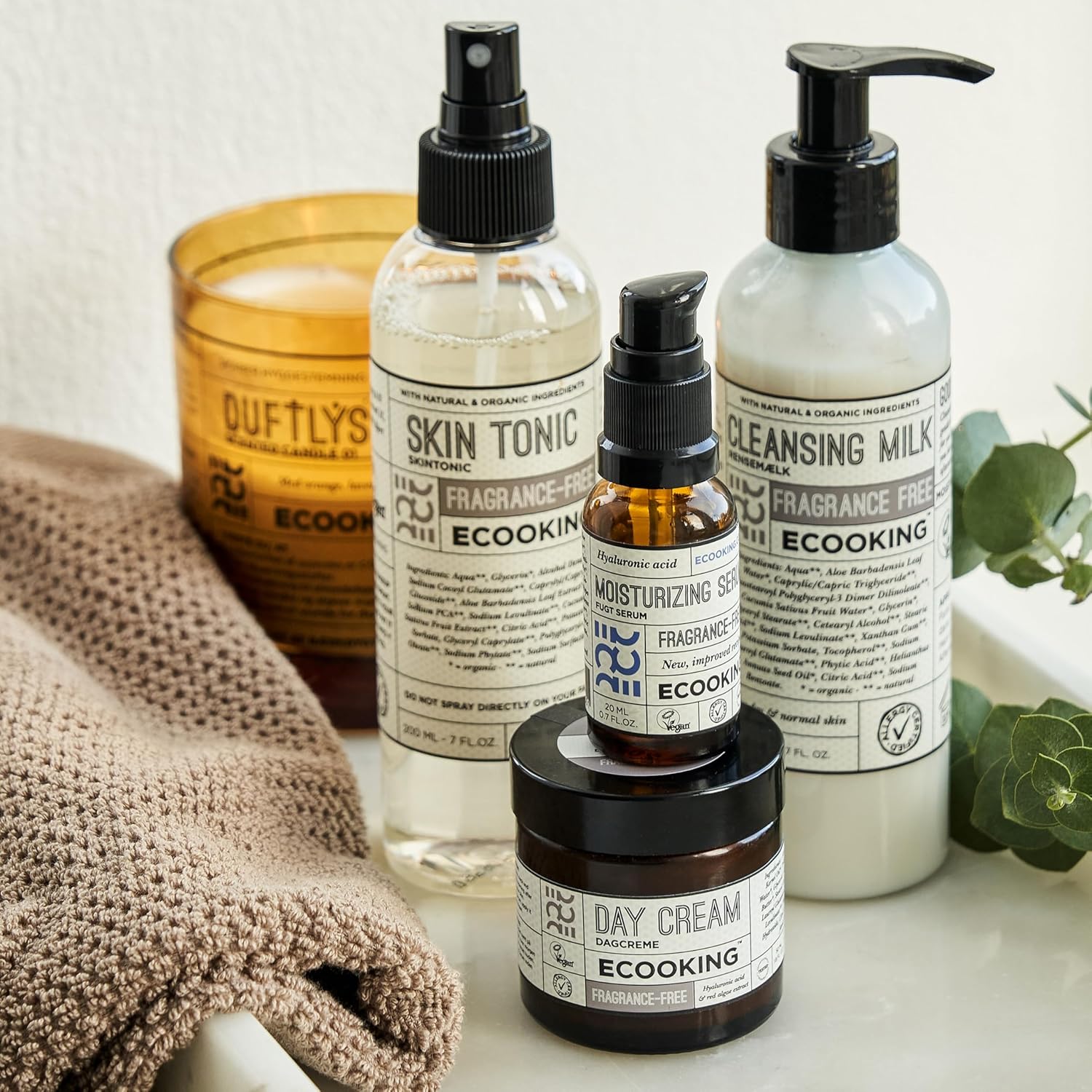 Ecooking Skin Tonic Fragrance-Free 200ml - Refreshing & Firming Skin Refresher with Organic Sunflower Oil, Natural Vitamin E & Organic Cucumber Extract - Moisturizing : Amazon.co.uk: Beauty