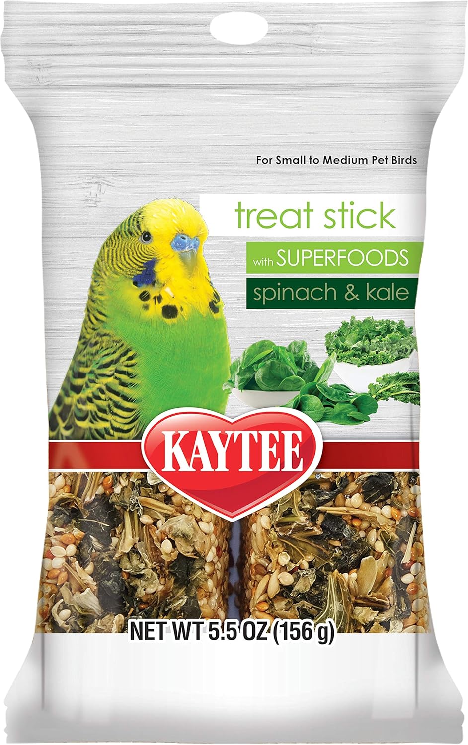 Kaytee Avian Superfood Treat Stick Spinach & Kale 5.5Oz