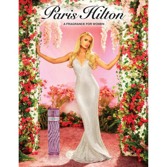 Paris Hilton Eau De Parfum Spray Perfume For Women | Feminine, Fruity And Flirtatious | Notes Of Apple, Juicy Peach, Jasmine And Musk | 1 Fl Oz