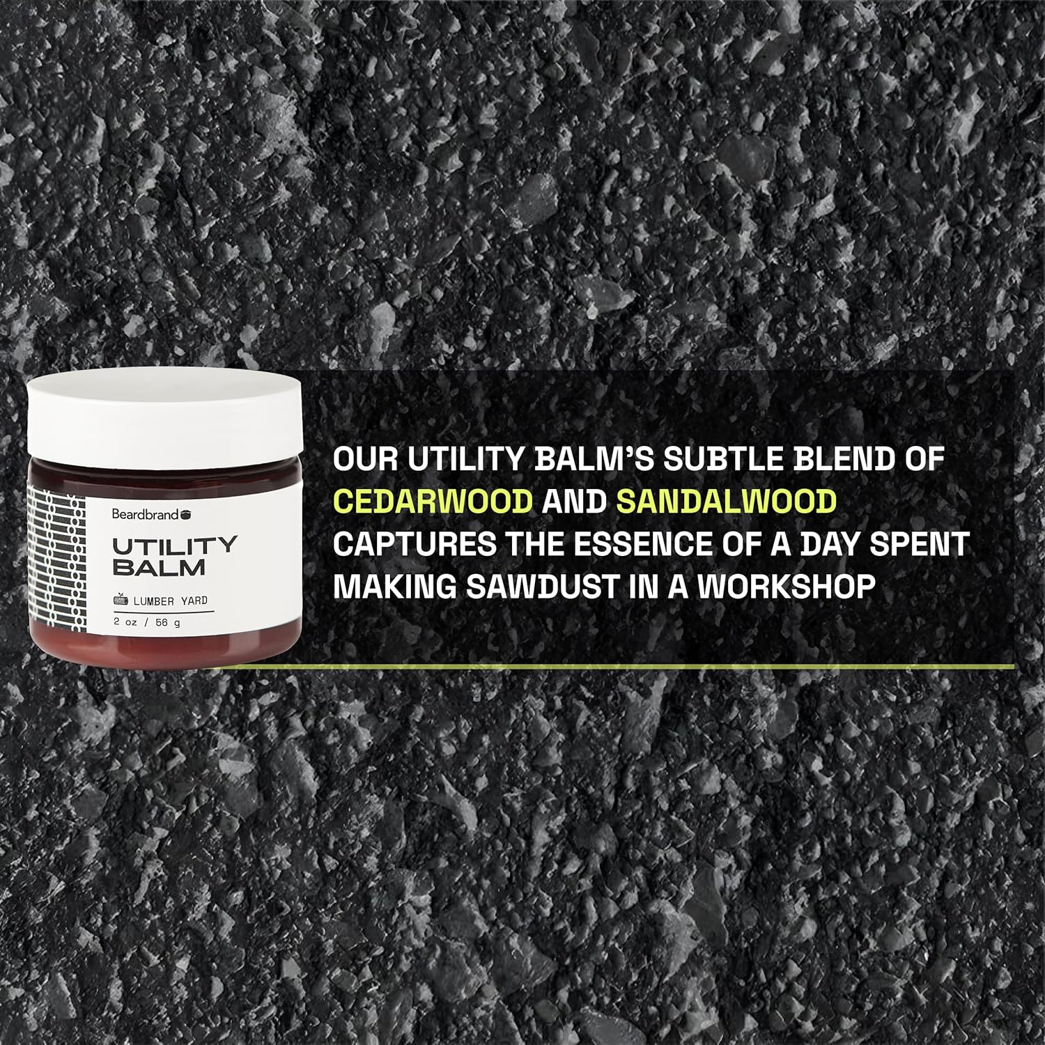 Beard Balm For Men - Travel Pack - Supports Thicker Beard, Lumber Yard Scent, Natural Ingredients Butter Reduces Dryness & Enhances Look - 2 Oz
