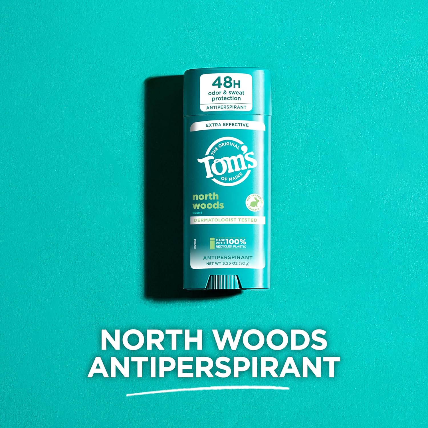 Tom’s of Maine North Woods Antiperspirant for Men and Women, With Recycled Aluminum, 3.25 oz, 2-Pack : Beauty & Personal Care