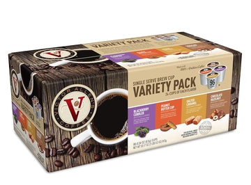 Victor Allen'S Coffee Sweet And Salty Variety Pack, Medium Roast, 96 Count, Single Serve Coffee Pods For Keurig K-Cup Brewers