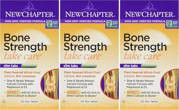 New Chapter - Bone Strength Take Care 120 Tabs Pack Of 3