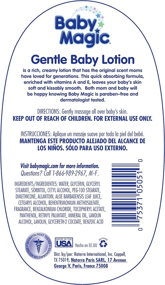 Baby Magic Gentle Baby Lotion, Original Scent, 30 Fluid Ounce