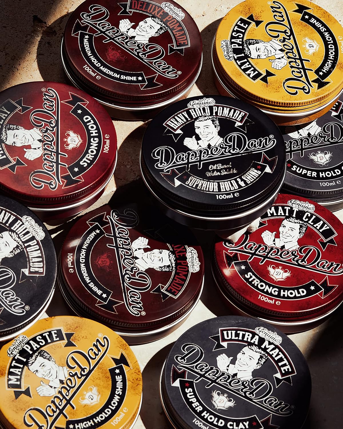 Dapper Dan Matt Clay, Strong Hold Matte Finish Soft Clay for Men, Easy Application, Smoked Saffron and Leather Fragrance 2 x 100 ml : Amazon.co.uk: Beauty