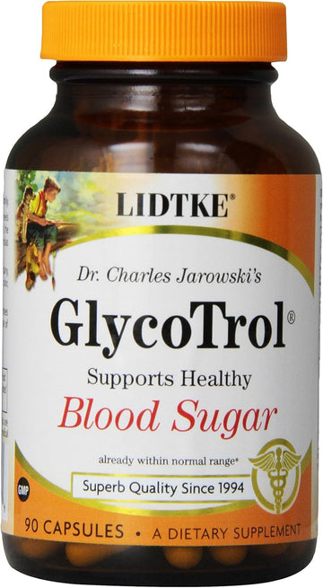 Lidtke Technologies Glycotrol Capsules, 90 Count