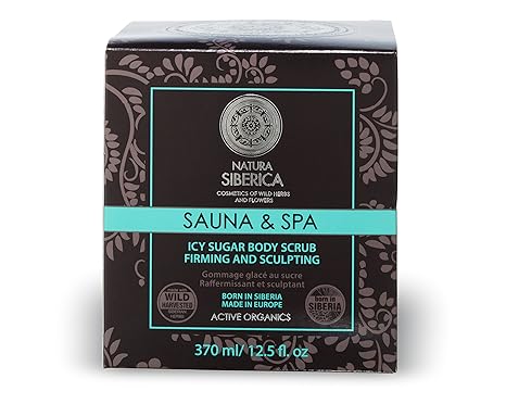 Natura Siberica Icy Sugar Body Scrub Firming And Sculpting 370Ml