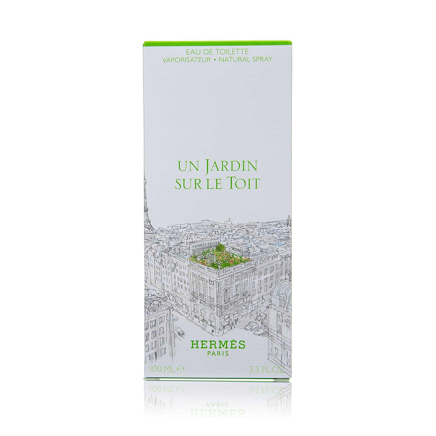 Hermes Un Jardin Sur Le Toit Eau De Toilette Refillable Spray, 6.7 Ounce (Unisex)
