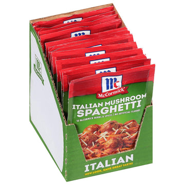 Mccormick Italian Mushroom Spaghetti Sauce Mix, 1.5 Ounce (Pack Of 12)