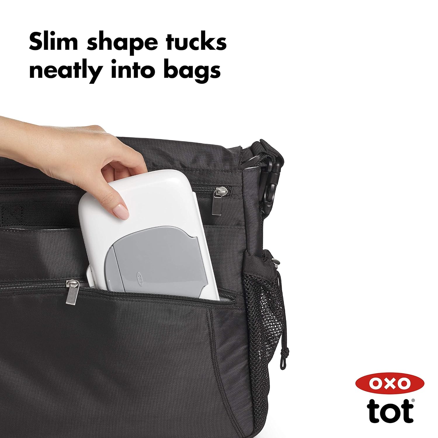 Oxo Tot On-The-Go Wipes Dispenser- Gray, 1 Count (Pack Of 1)