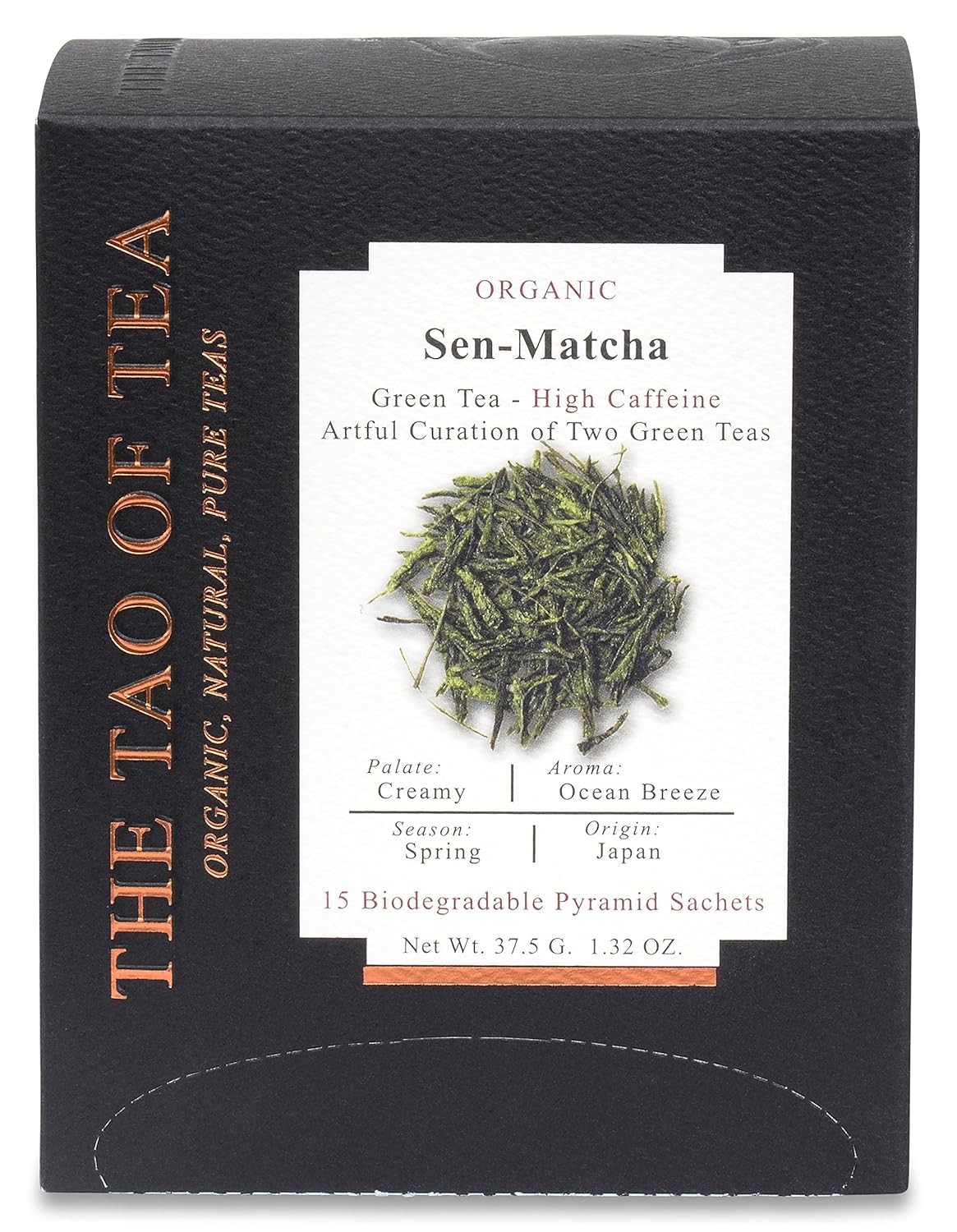 The Tao Of Tea Sen-Matcha Organic Green Tea, 15 Pyramid Sachets