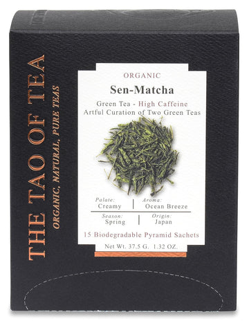 The Tao Of Tea Sen-Matcha Organic Green Tea, 15 Pyramid Sachets