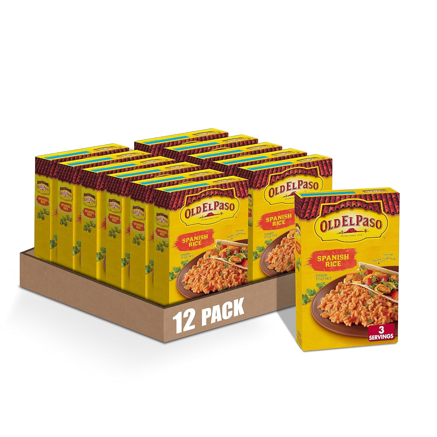 Old El Paso Spanish Rice, 7.6 oz. (Pack of 12)