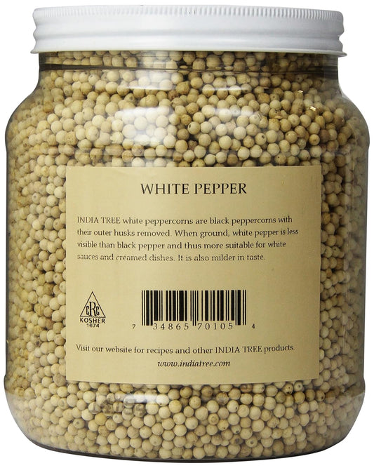 India Tree White Pepper, 2.5 Lb