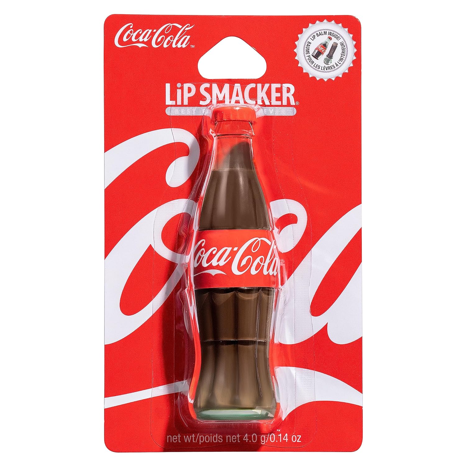 Lip Smacker Coca Cola Collection Classic Coke Bottle Lip Balm in Red for Kids : Beauty & Personal Care
