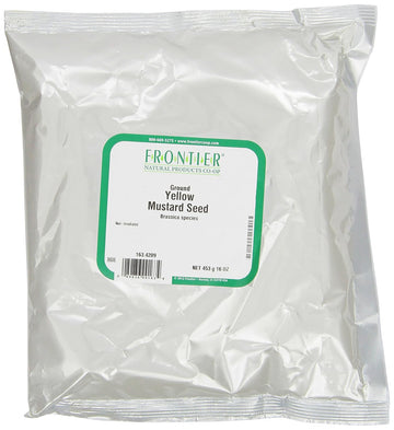 Frontier Mustard Seed, Yellow Powder, 16 Ounce Bags (Pack Of 3)