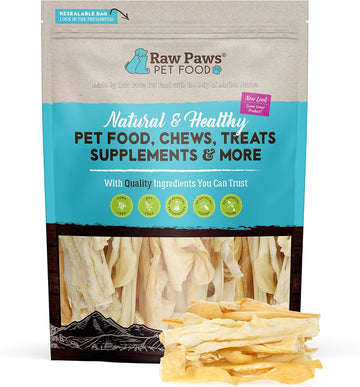 Raw Paws Lamb Rawhide Treats For Dogs, 1-Lb - Packed In Usa - Natural Lamb Dog Treats Sourced From Free-Range, Grass-Fed Sheep - Lamb Hide Sticks For Dogs - Large Dog Lamb Treats & Puppy Chew Sticks