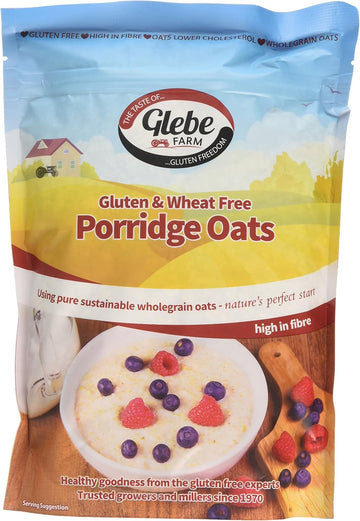 Glebe Farm Porridge Oats Gluten Free 450 G (Pack Of 1)