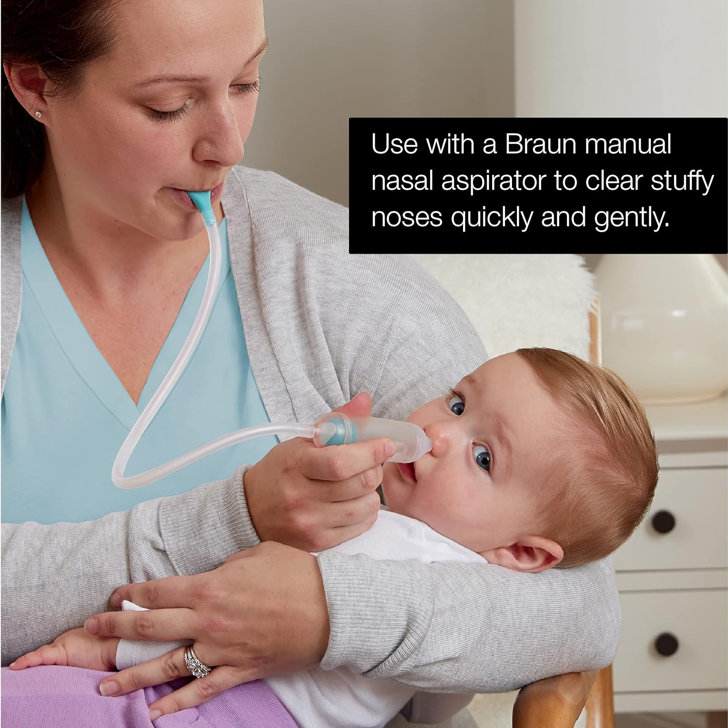 Braun Manual Nasal Aspirator Filters, 40 Count – Disposable, Hygienic Filters for Braun Manual Toddler and Baby Nasal Aspirator : Baby