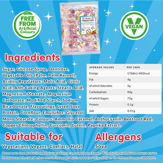 Swizzels Variety Mix, Bulk Mixed Sweets And Lollipops Bag, 3 Kg (Pack Of 1)