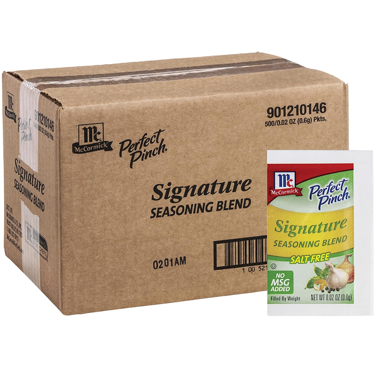 Mccormick Perfect Pinch Signature Seasoning Packets, 500 Count - 500 Count Packets Of Signature Seasoning Blend Made With 14 All-Purpose Herbs And Spices