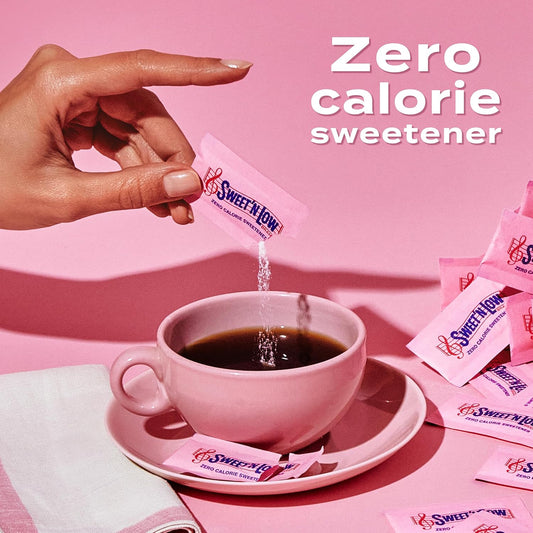 Sweet'N Low Zero Calorie Sweetener Packets, 1000 Ct, Kosher & Gluten Free, Low Glycemic Index, Individual Tea And Coffee Sweetener Packets