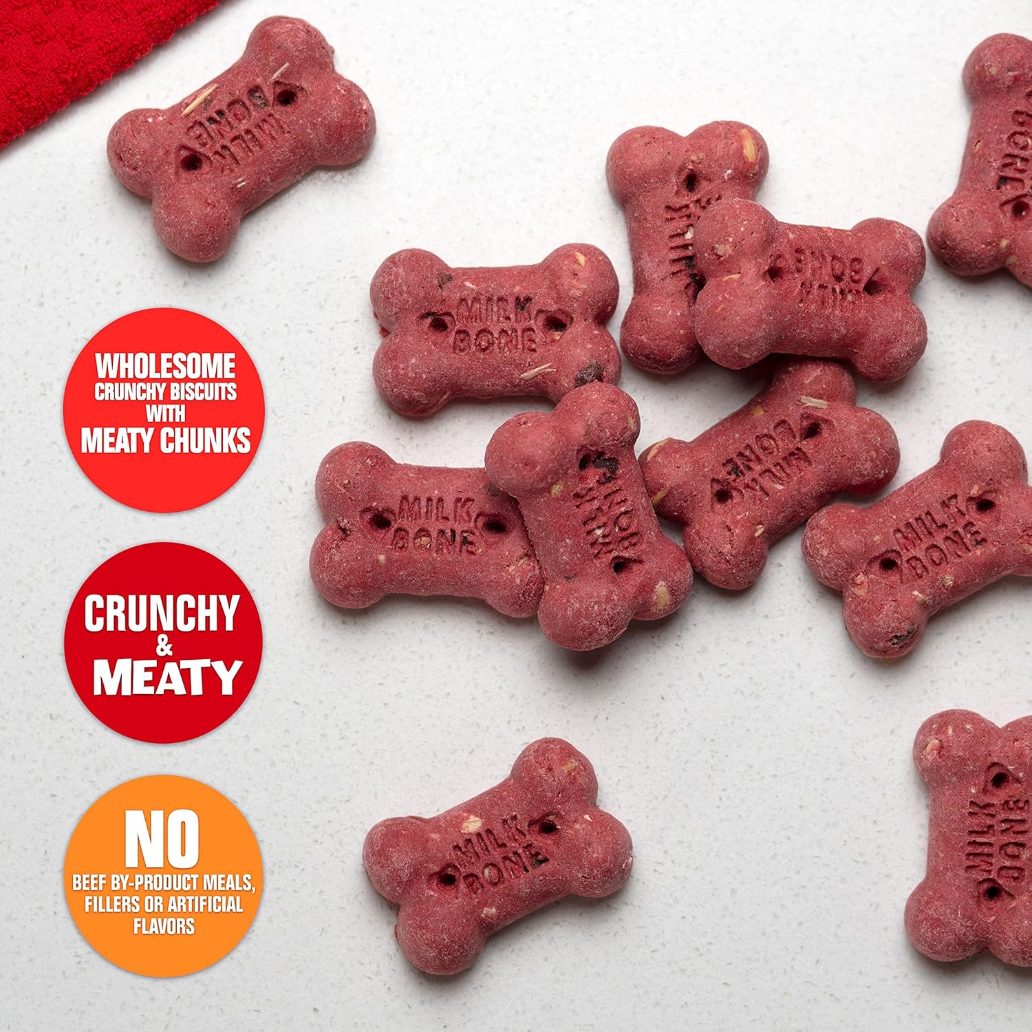 Milk-Bone and Pup-Peroni Mashups Dog Treats, 10 Ounce (Pack of 5), Crunchy Biscuit with Meaty Morsels : Pet Supplies