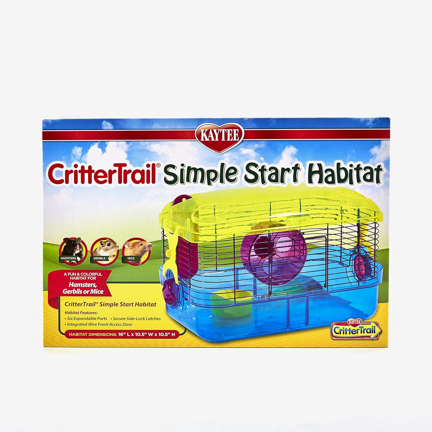 Kaytee CritterTrail Easy Start Habitat for Pet Hamsters, Gerbils or Other Small Animals : Pet Supplies