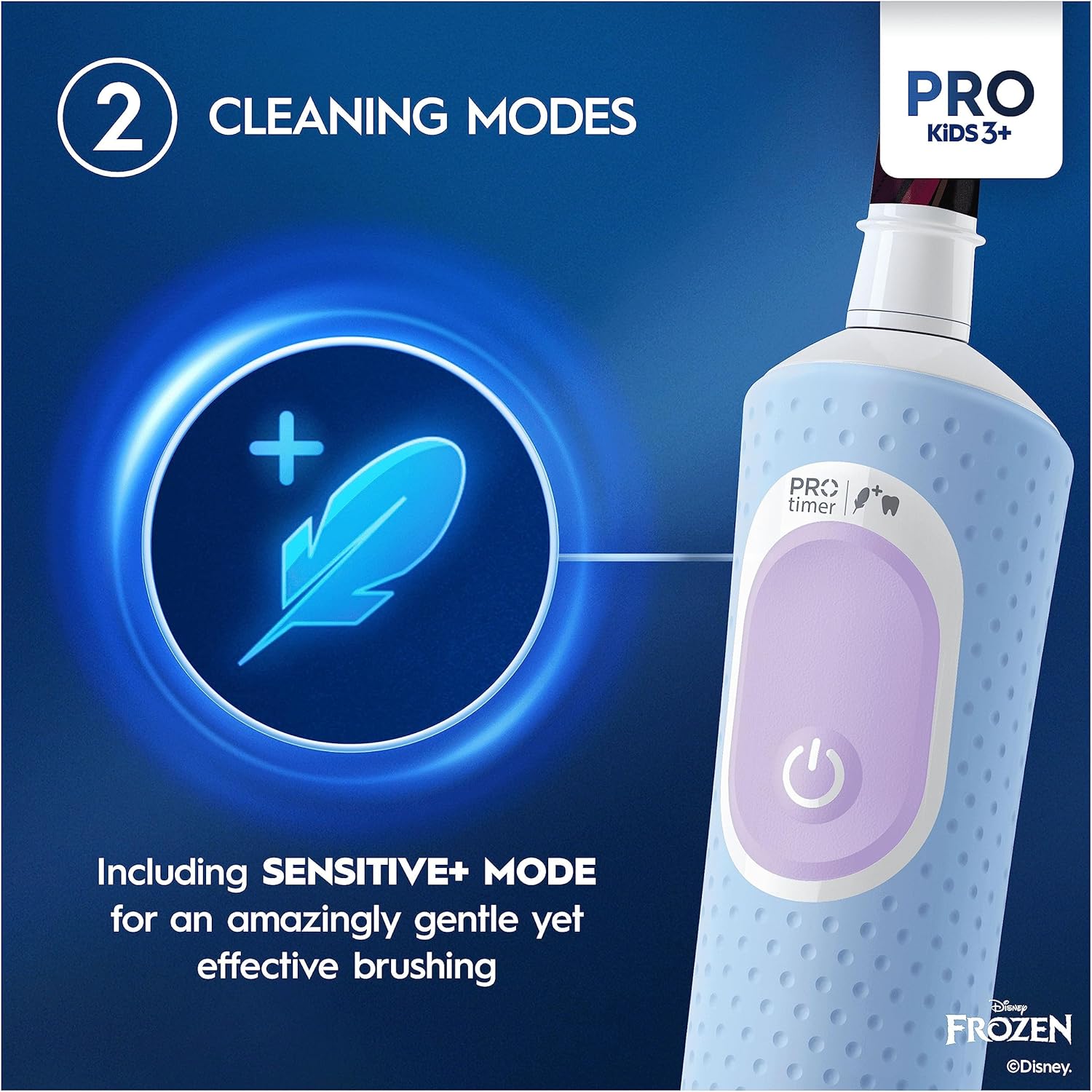 Oral-B Pro Kids Electric Toothbrush, 1 Toothbrush Head, x4 Spiderman Stickers, 1 Travel Case, 2 Modes with Kid-Friendly Sensitive Mode, For Ages 3+, 2 Pin UK Plug, Blue : Amazon.co.uk: Health & Personal Care