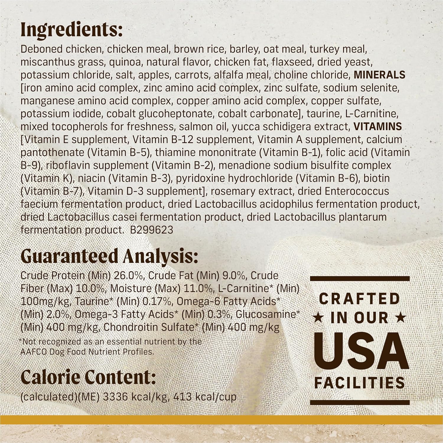 Merrick Healthy Grains Premium Adult Dry Dog Food, Wholesome and Natural Kibble with Chicken and Brown Rice - 33.0 lb. Bag : Pet Supplies