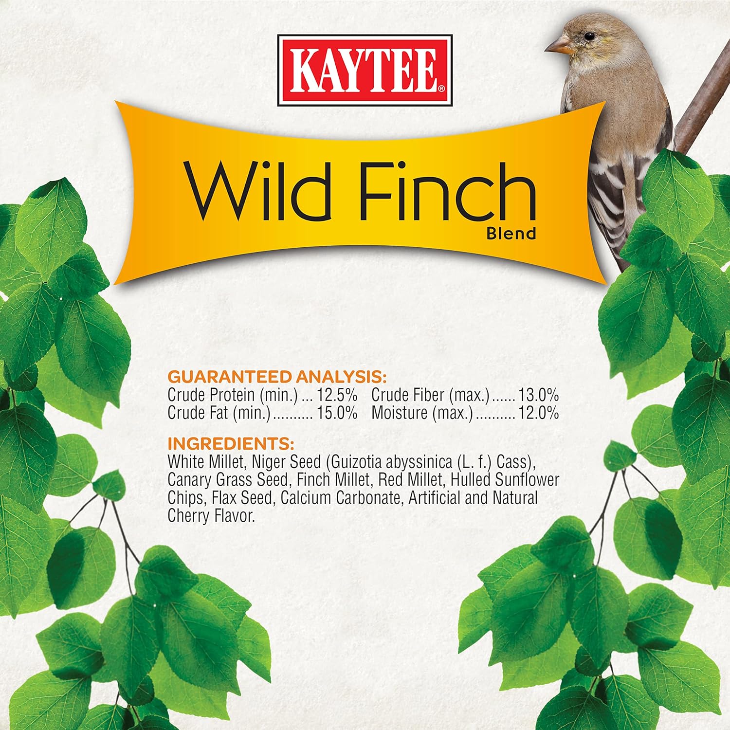 Kaytee Wild Bird Finch Food Blend, 5 lb : Patio, Lawn & Garden