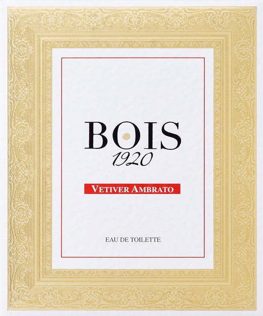 Bois 1920 Vetiver Ambrato Eau De Toilette Spray 100Ml/3.4Oz