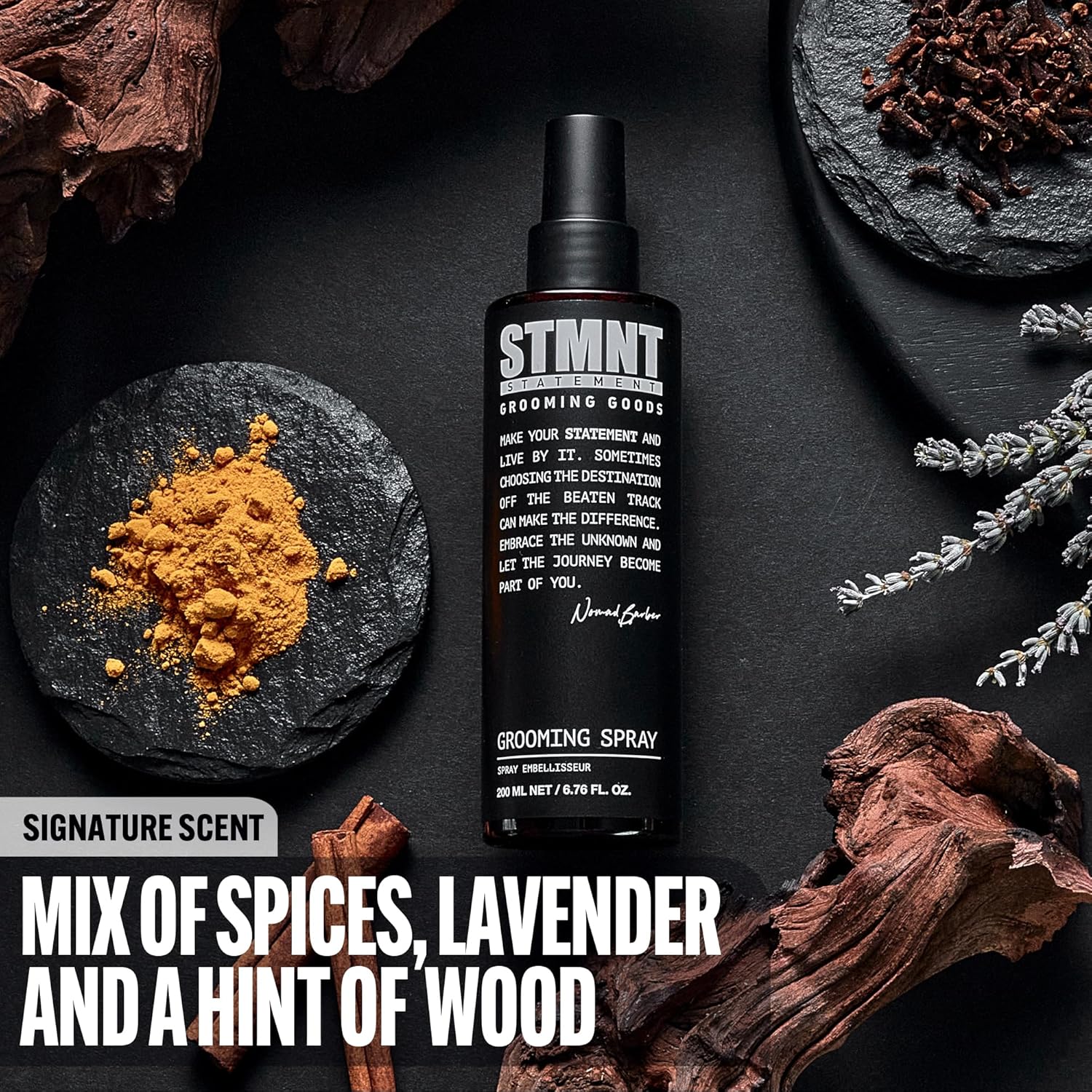 Stmnt Grooming Goods Grooming Spray, 6.7 Oz | Natural Finish | Thicker Hair Feel | Non-Sticky