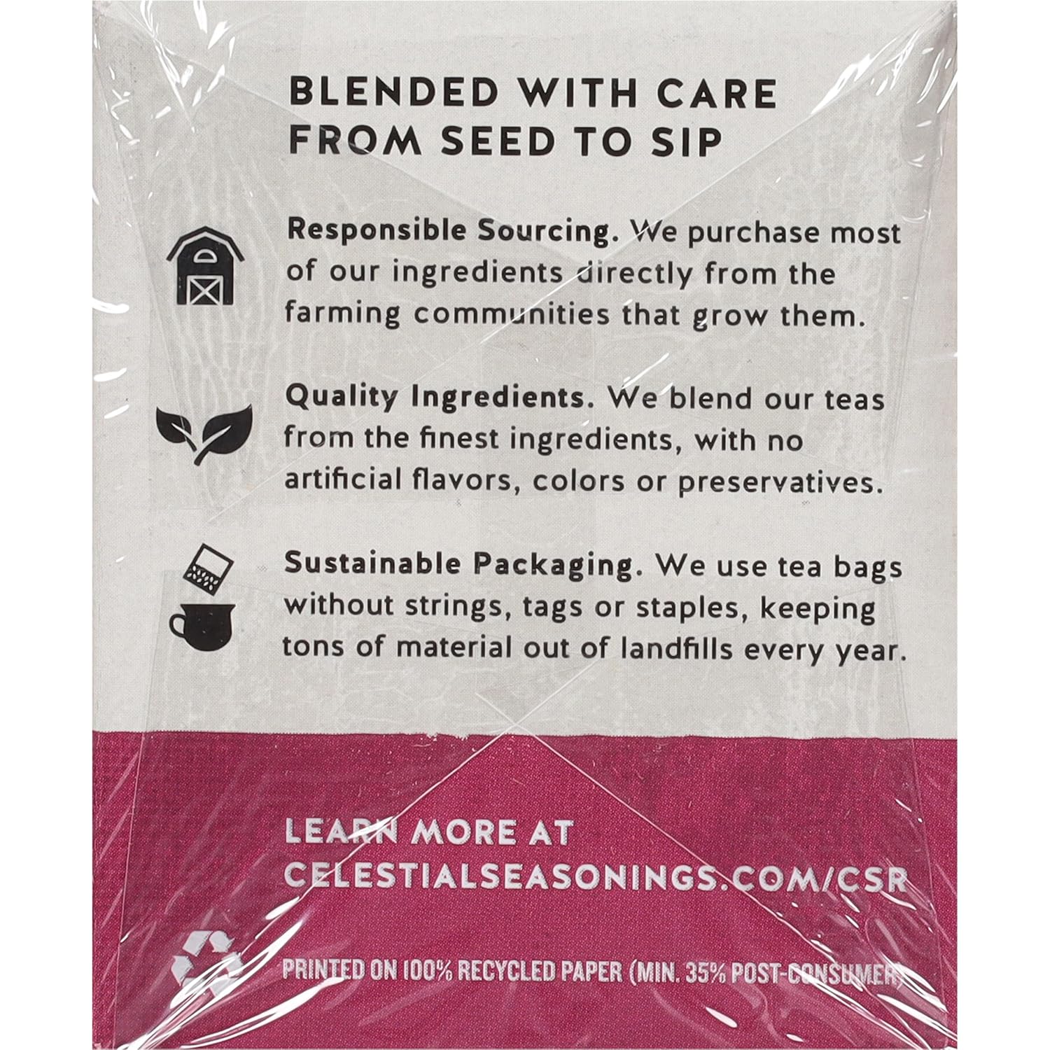 Celestial Seasonings Sleepytime Wellness Echinacea Immune Boost, Caffeine Free, 20 Tea Bags Box