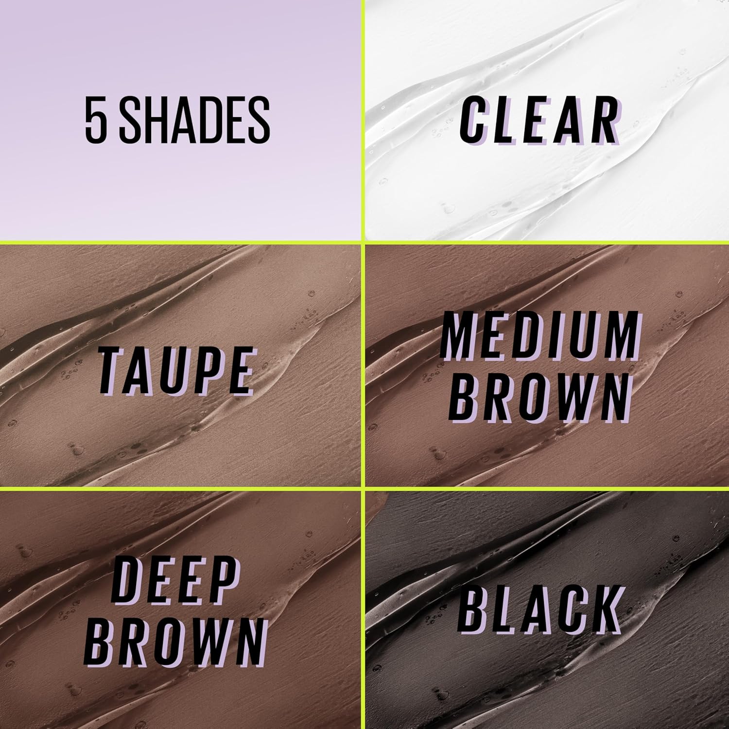 Maybelline Super Lock Brow Glue Eyebrow Gel, Lightweight And Waterproof Tinted Brow Gel For Up To 24Hr Hold, Deep Brown, 1 Count : Beauty & Personal Care