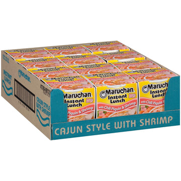 Maruchan Instant Lunch Chili Piquin & Shrimp, 2.25 Oz, Pack of 12