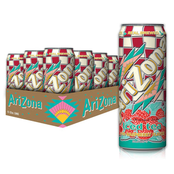 Arizona Raspberry Tea - Big Can, 22 Fl Oz (Pack Of 12)