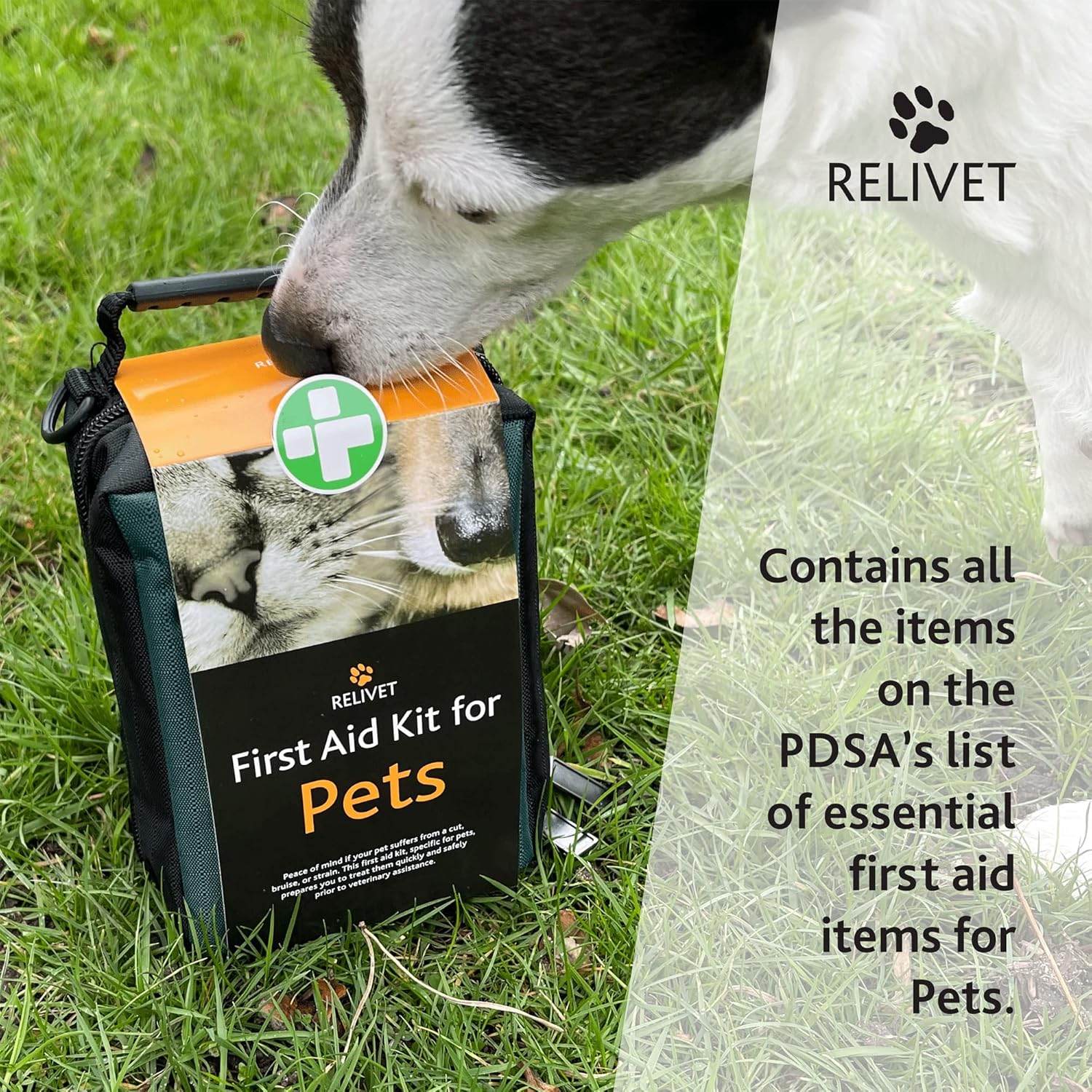 Reliance Medical Pet First Aid Kit - Essential Care for Dogs and Cats, Ideal for Travel, Camping, Home Use, Includes Saline, Bandages, Durable Rip-Stop Fabric Bag, 1 Kit : Amazon.co.uk: Pet Supplies