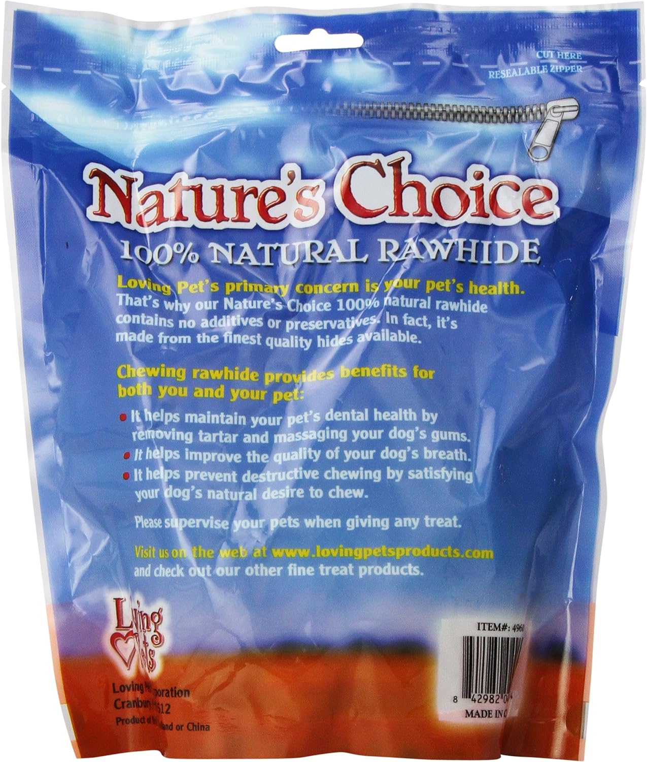 Loving Pets Nature's Choice - White Knotted Rawhide Bones for Dogs, 12 Pack of 3-4" Bones (for dogs less than 10 lbs) : Pet Supplies