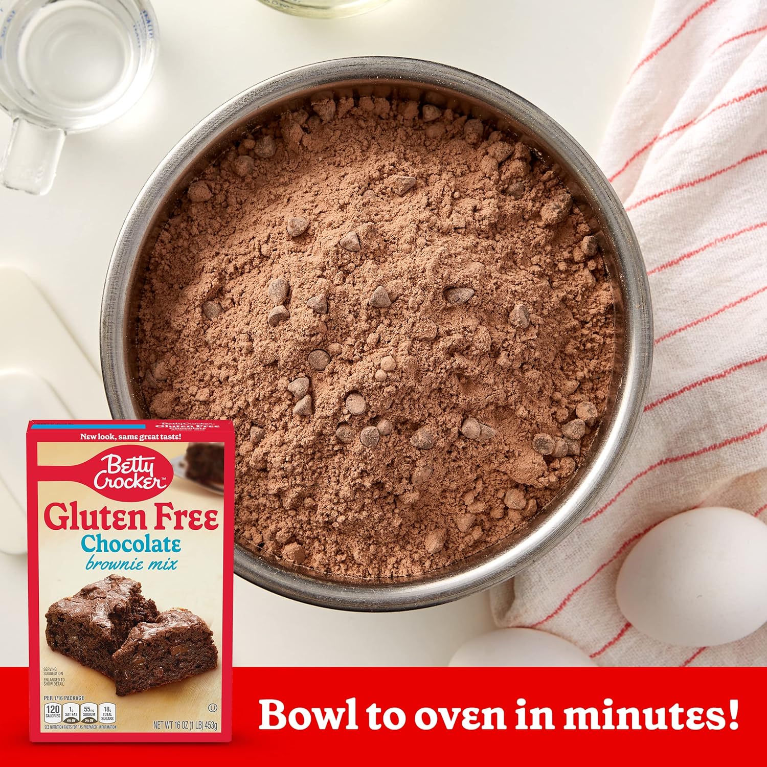 Betty Crocker Gluten Free Chocolate Brownie Mix, 16 oz. : Everything Else