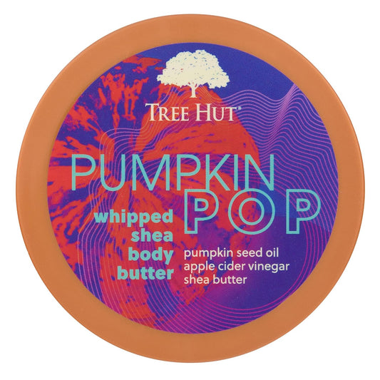 Tree Hut Pumpkin Pop Whipped Shea Body Butter, 8.4Oz, With Natural Shea Butter For Nourishing Essential Body Care