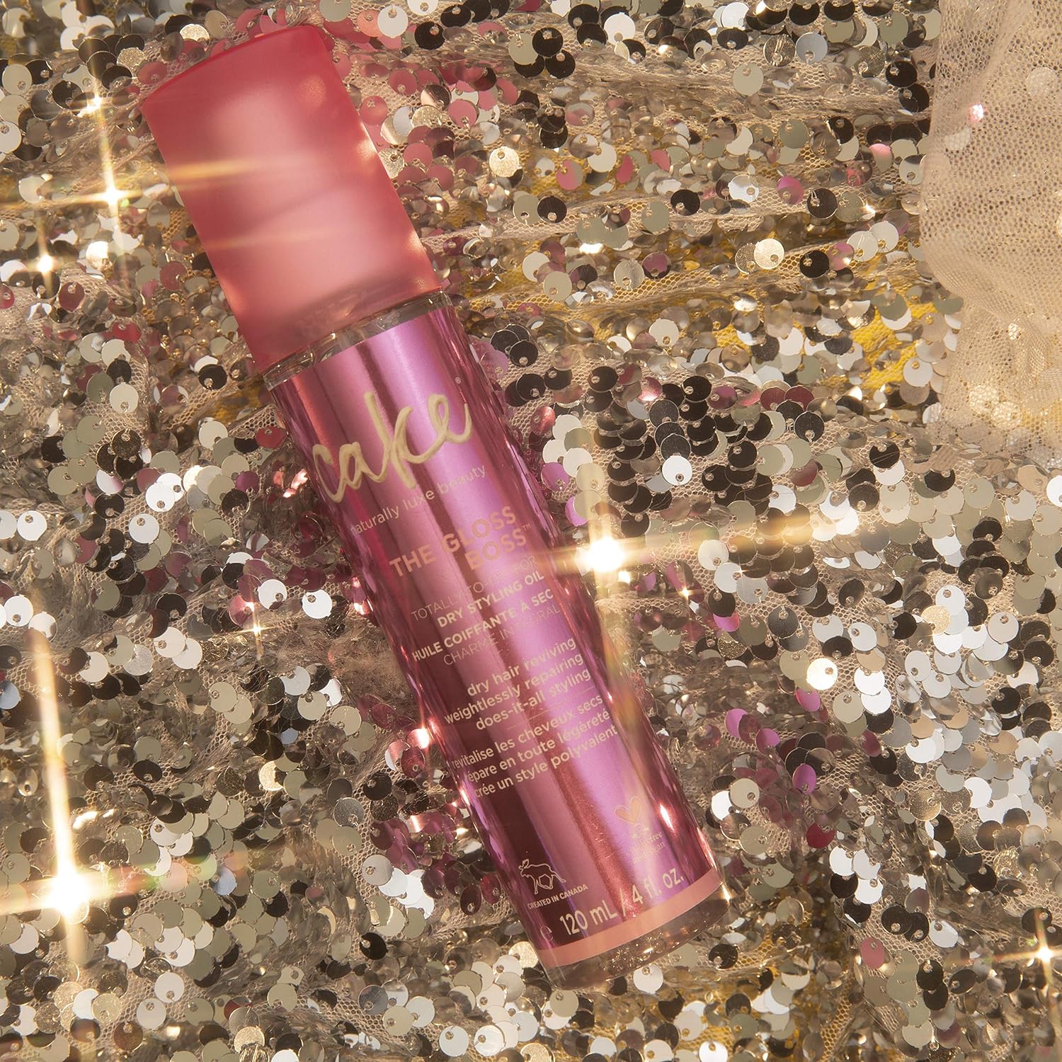 Cake Beauty The Gloss Boss Dry Styling Oil, 4 Ounces : Beauty & Personal Care