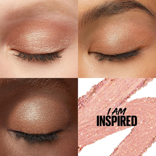 Maybelline Color Tattoo Longwear Multi-Use Eye Shadow Stix, Eye Makeup, I Am Inspired (Rose Gold Shimmer)