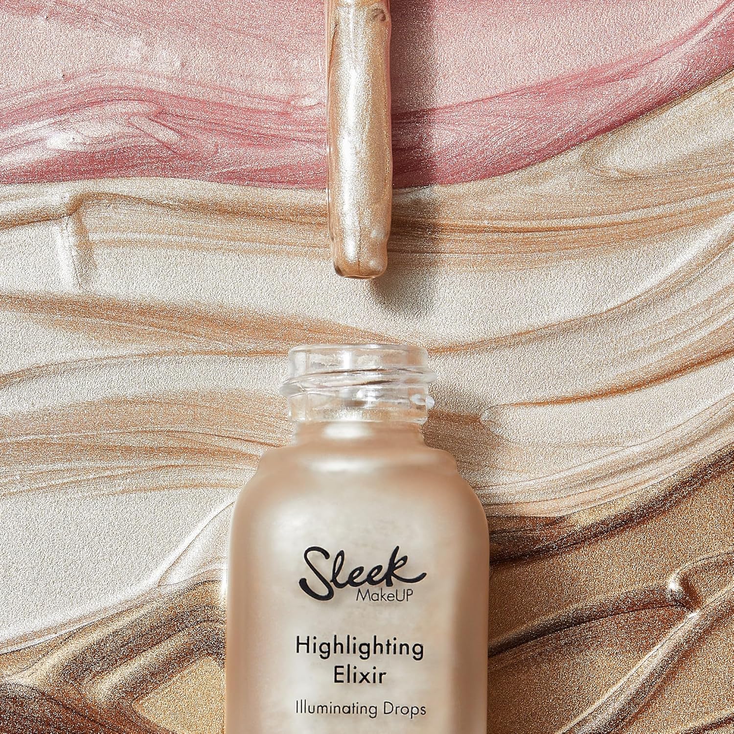 Sleek MakeUP Highlighting Elixir, Liquid Highlighter Illuminating Drops for a Radiant Glow, SUN.LIT, 8ml : Amazon.co.uk: Beauty