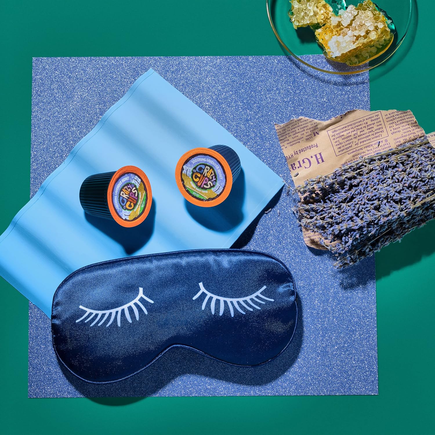 Crazy Cups Decaf Flavored Coffee, Honey Lavender Hot Or Iced Coffee, Recyclable Pods, 22 Count