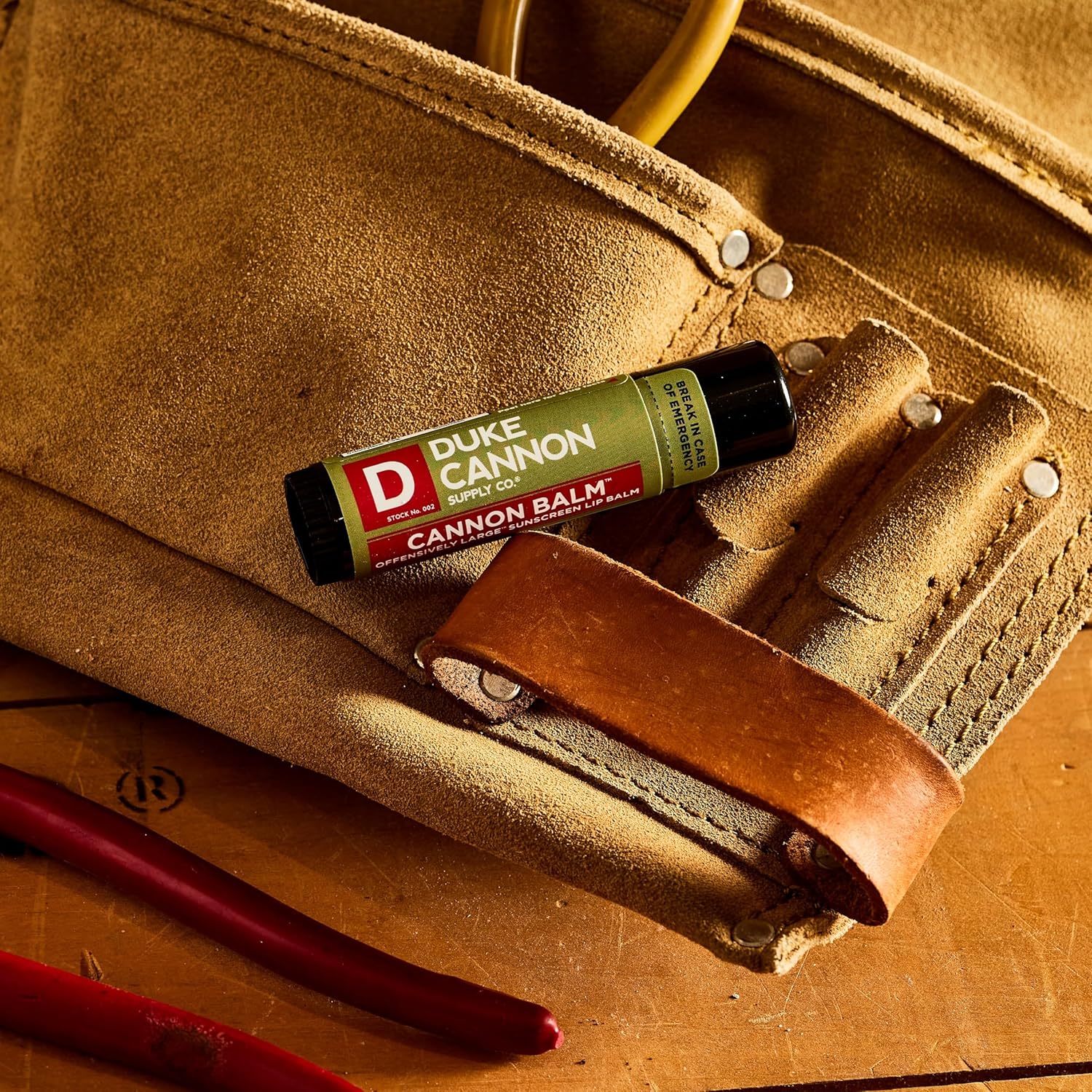 Duke Cannon Balm 140 Tactical Lip Protectant - Blood Orange Mint Flavored Lip Balm with SPF 30, Large Size, Premium Ingredients, Outdoor Lip Care for Men : Beauty & Personal Care