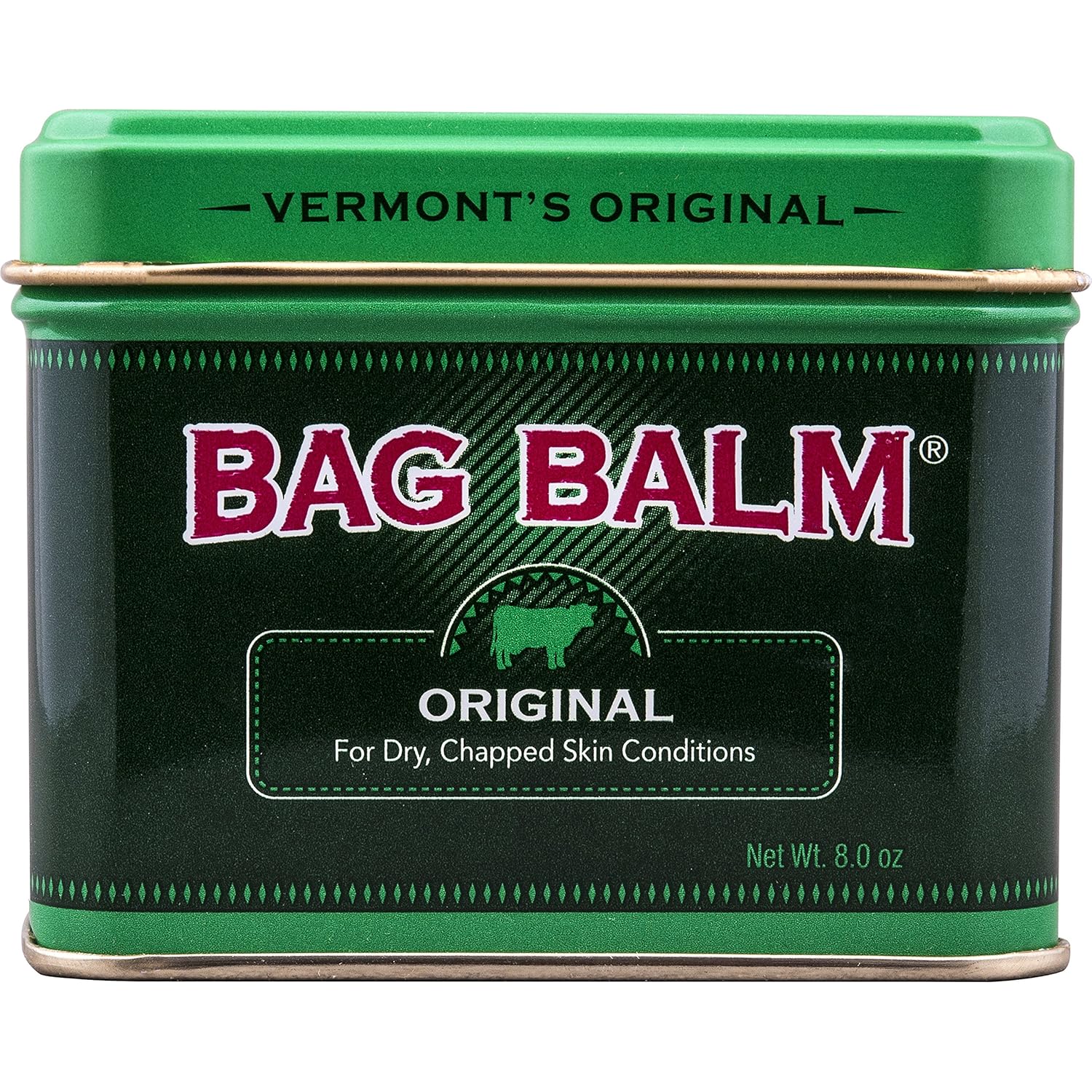 Bag Balm Vermont'S Original For Dry Chapped Skin Conditions 8 Ounce Tin