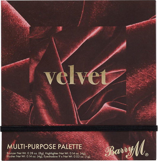 Barry M Cosmetics Velvet Multi-Purpose Palette, F-Vmpp
