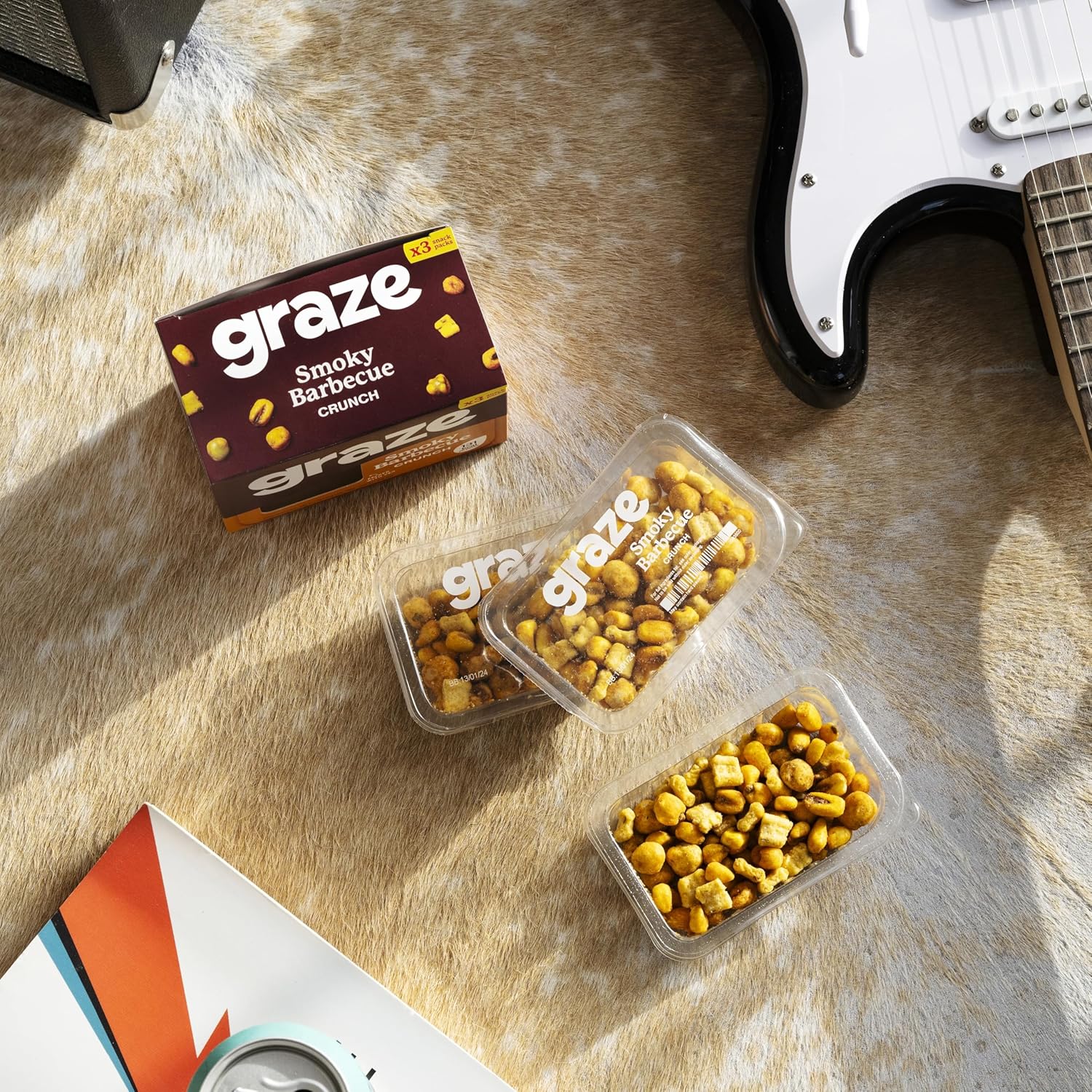 Graze Smoky Barbecue Crunch Snack Packs, 3 x 31g : Amazon.co.uk: Grocery